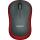 LOGITECH Maus M185 Wireless Optisch schwarz/rot