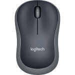 Logitech Maus M185 Wireless Optisch - schwarz/grau