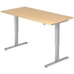 Sitz-Steh-Schreibtisch mit T-Fuß - 160 x 72-119 x...