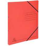 Exacompta Ringbuch DIN A4 Colorspankarton rot
