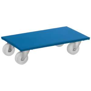 fetra Möbelroller - 600 x 300 mm, bis 350 kg, blau, 2er Pack