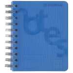 DONAU Collegeblock PP Cover - A6, kariert, blau