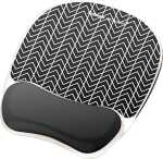 Fellowes Handgelenkauflage mit Mauspad - Photo Gel Zick-Zack