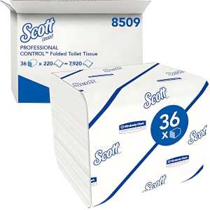 Professional AQUARIUS* Einzelblatt Toilet Tissue 2-lagig - weiß