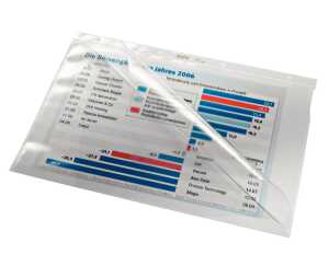 LEITZ 4744 Prospekthülle für OHPPräsentation glasklar 008 mm A4