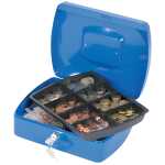 Q-Connect Geldkassette - 255 x 200 x 85 mm, blau
