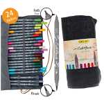 Faserschreiber Calli Brush m.Etui ONLINE 81463 24Stifte