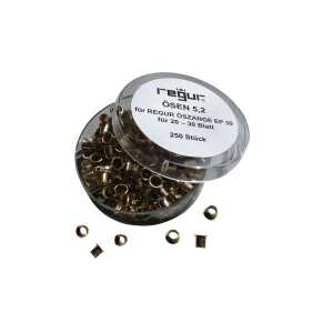 Regur Ösen - 250 Stück, 5,2 mm für 20-30 Blatt