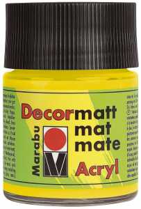 Decormatt Acryl gelb MARABU 1401 05 019 50ml
