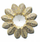 Biedermeiermanschette 16cm gold 700382527