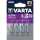 Varta Batterien Ultra Lithium - Micro/AAA, 1,5 V