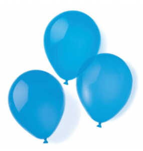 Luftballon 10ST blau RIETHMÜLLER 6424 D20cm