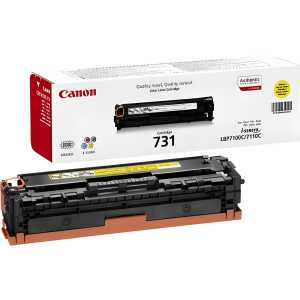 Canon Toner Originalzubehör 731Y ca. 1.500 Seiten gelb