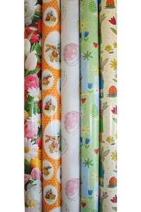 Oster-Geschenkpapierrolle 2mx70cm sort. ZÖWIE 33K03 653125 Präsenta
