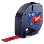 DYMO® Schriftbandkassette 12 mm x 4 m (B x L) rot...