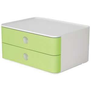 Smart-Box Allison,Schubladenbox 2 Schübe, lime green