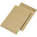Versandtaschen C5, ohne Fenster, gummiert, 90 g/qm, braun, 500 Stück