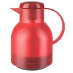 emsa Samba Isolierkanne - 1,0 Liter, rot-transluzent