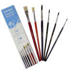 Haarpinselset 6 St. sort. DONAU 5340100-99
