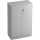 Hammerbacher Schrank - 3OH, Sockelblende SG, Grau/Grau
