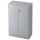 Hammerbacher Schrank - 3OH, Sockelblende SG, Grau/Grau