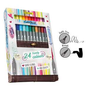 Faserschreiber 24ST ONLINE 19082 Calli.Brush Pens