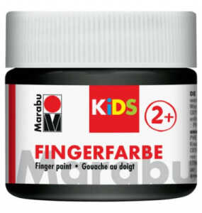 Fingerfarbe Kids schwarz MARABU 03030 050 073 100ml