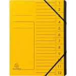 Exacompta EXACOMPTA Ordnungsmappe - 12 Fächer, A4,...