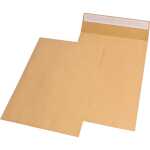 Faltentaschen C4 ohne Fenster, 40 mm-Falte, 120 g/qm, braun, 100 Stück