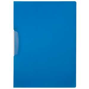 Q-Connect Klemmmappe - blau, Fassungsvermögen bis 25 Blatt