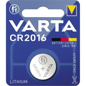 Varta Batterien Electronics Lithium - CR 2016, 3 V