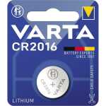 Varta Batterien Electronics Lithium - CR 2016, 3 V