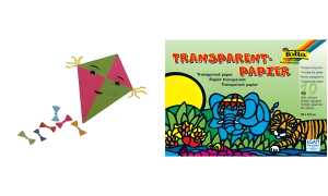 Transparentpapierheft 10Farben FOLIA 888 20x30cm 10BL 42g
