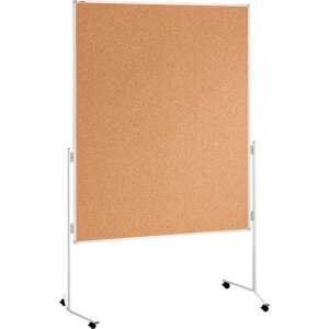 Moderationstafel ECO - 120 x 150 cm, braun/Kork, 4016946191593