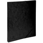 Ringhefter Colorspan mit Gummizug schwarz, 2 Ringe, 15 mm