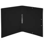 Ringhefter Colorspan mit Gummizug schwarz, 2 Ringe, 15 mm