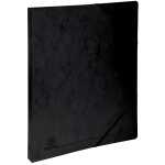 Ringhefter Colorspan mit Gummizug schwarz, 2 Ringe, 15 mm