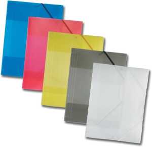 Sammelmappe A4 Plastik FOLIA 6989 5 Farben sortiert