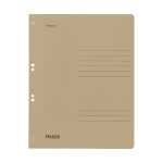 Ösenhefter - A4 1/1 Vorderdeckel, grau, Manilakarton, 250 g/qm