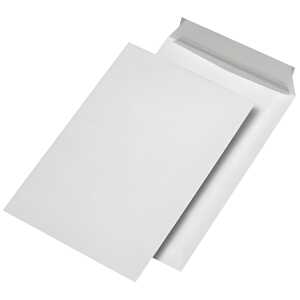 Versandtaschen C5, ohne Fenster, haftklebend, 90 g/qm, weiß, 500 Stück