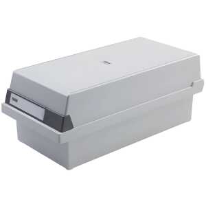 HAN Karteikasten A6 quer, für 1300 Karten, lichtgrau