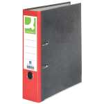 Q-Connect Wolkenmarmor-Ordner - A4, 80 mm, rot