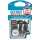Dymo Schriftband D1 Vinylband 12 mmx3 m weiß auf schwarz
