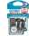 Dymo Schriftband D1 Vinylband 12 mmx3 m weiß auf schwarz