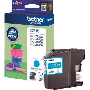 Inkjetpatrone LC221C cyan BROTHER LC221C