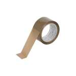 Q-Connect Packband 50 mm x 66 m, braun, 6er Pack