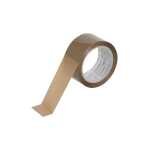 Q-Connect Packband 50 mm x 66 m, braun, 6er Pack