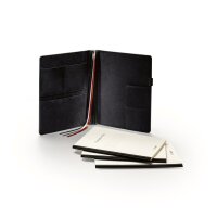 Sigel Business Organiser Conceptum flex Set A5 Kunstleder schwarz 3 Hefte