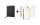 Business Organiser Conceptum flex Set A5 Kunstleder schwarz 3 Hefte