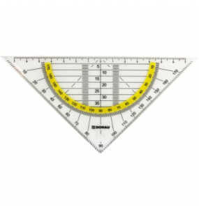Geometriedreieck Flexi 16cm DONAU 4210003-00 o.Griff